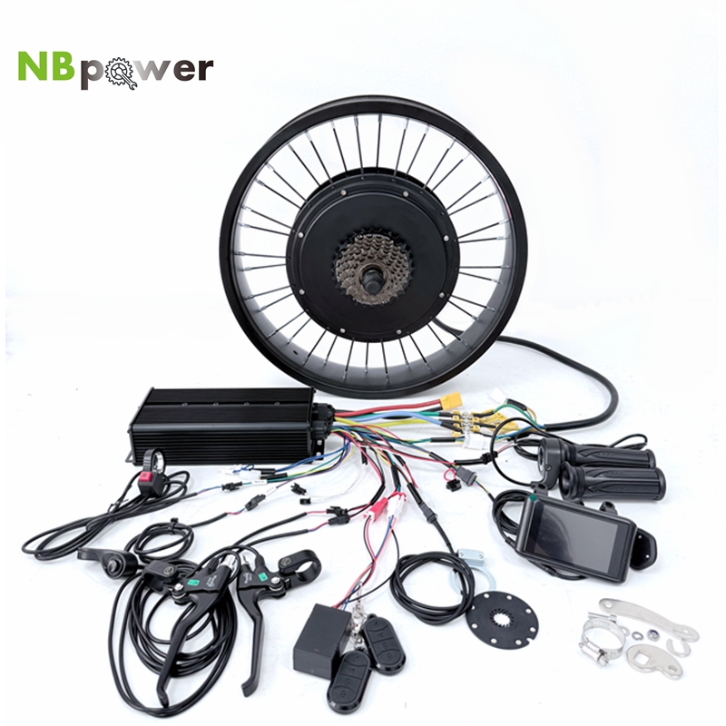 NBpower 170/190mm Dropout 48-7 - Ebike Conversion Kit 72V 3000W 评论和价格